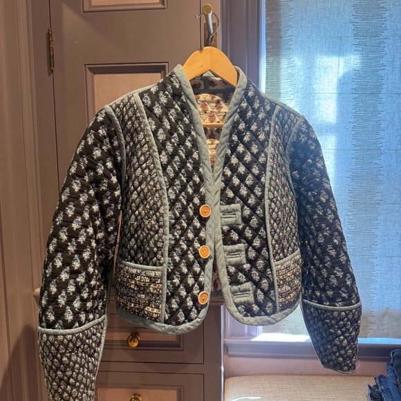 VERONICA BEARD Kamila Quilted Reversible Jacket - Picture 2 of 3